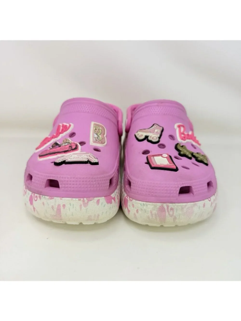 Barbie X Crocs Cutie Crush Clog Barbie Taffy Pink Kids Size 1